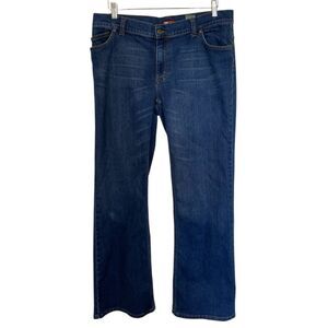 H&M L.O.G.G  Denim Jeans Women’s High Waist Bootcut Stretch Pants Sz 16 (35x31)